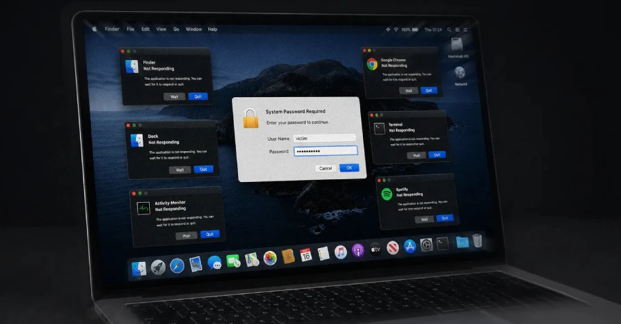 بدافزار ClickLock: تهدید جدید macOS که با حلقه کشتن برنامه‌ها رمز عبور شما را می‌دزدد