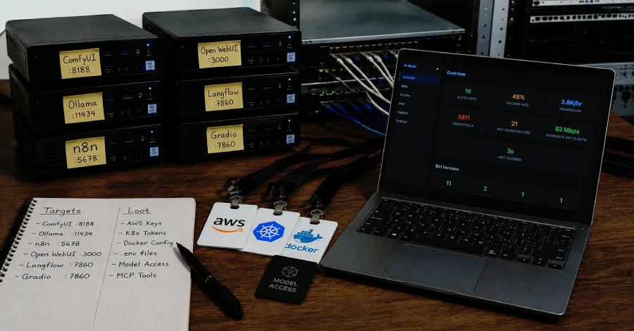 شکارچی جدید سرویس‌های هوش مصنوعی: بات‌نت NadMesh با هدف سرقت کلیدهای ابری و توکن‌های Kubernetes