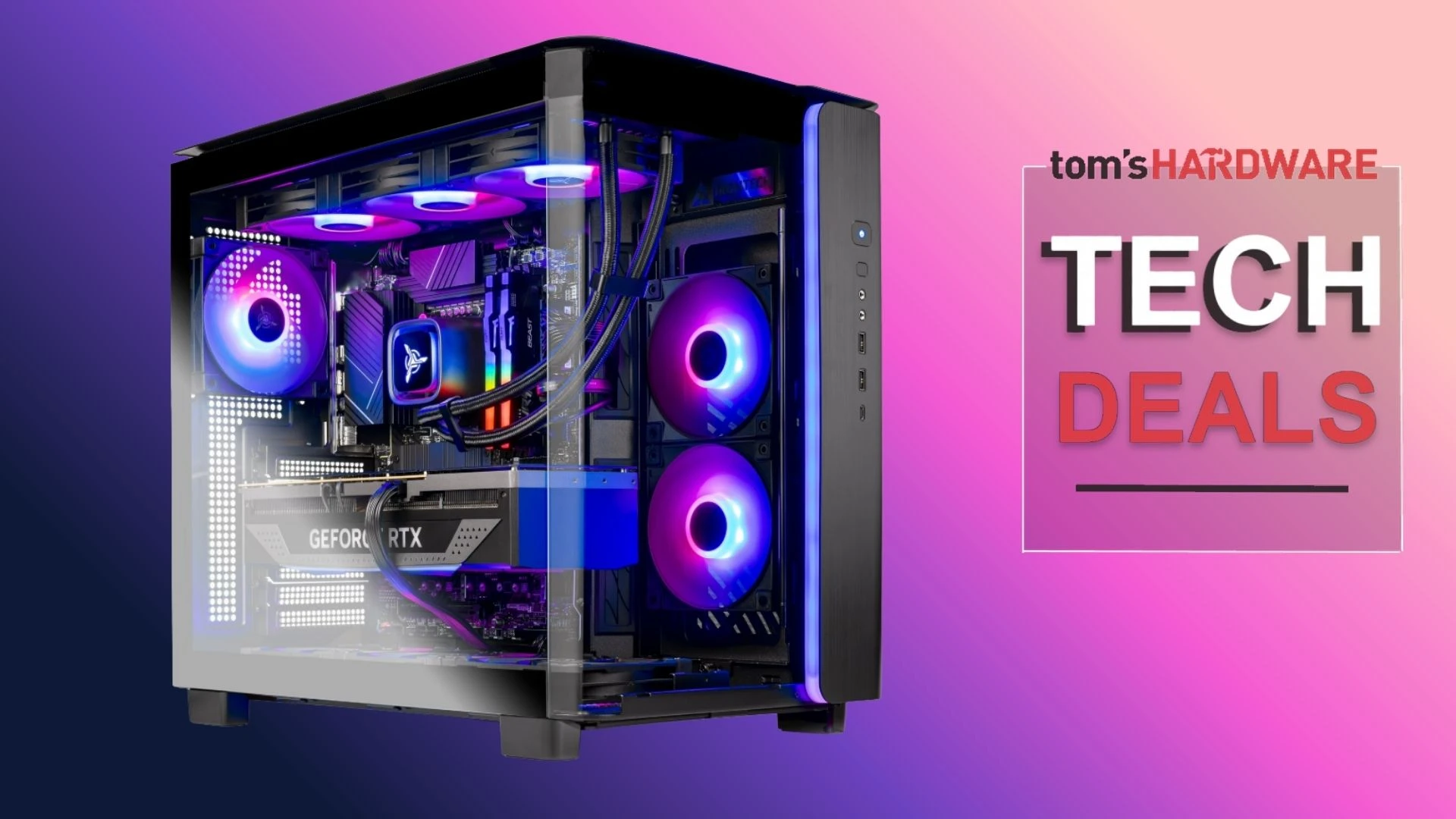 کامپیوتر گیمینگ Skytech King 95 با RTX 5060 Ti و Ryzen 7800X3D با تخفیف ۶۰۰ دلاری