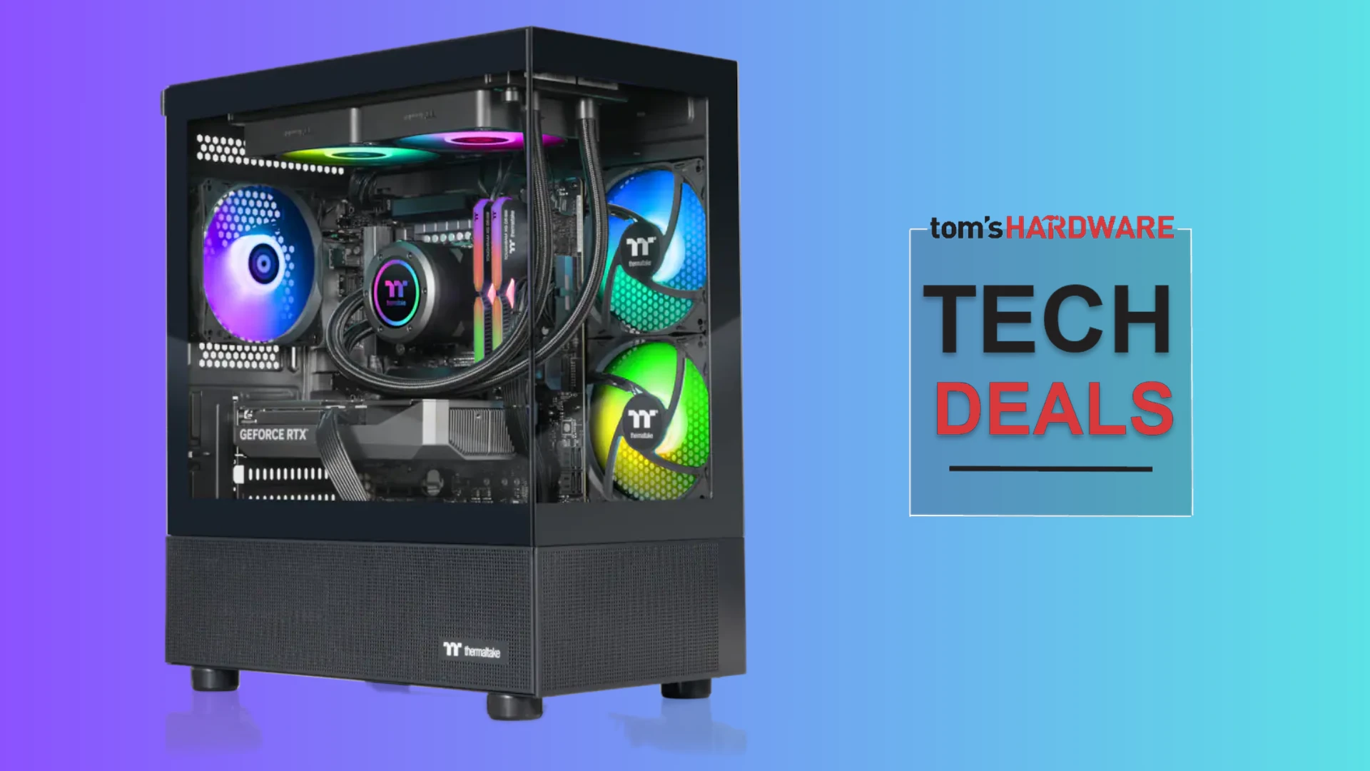 تخفیف 33 درصدی سیستم گیمینگ Thermaltake با RTX 5060 Ti