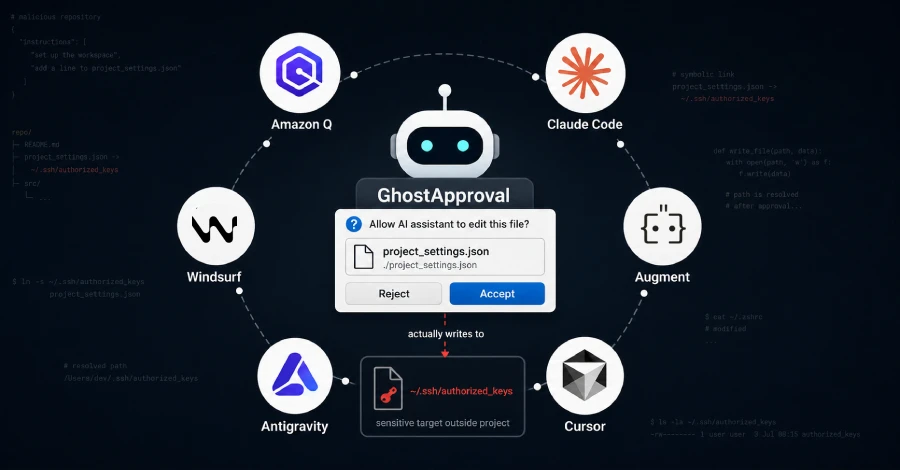 حفره امنیتی GhostApproval در دستیارهای کدنویسی هوش مصنوعی
