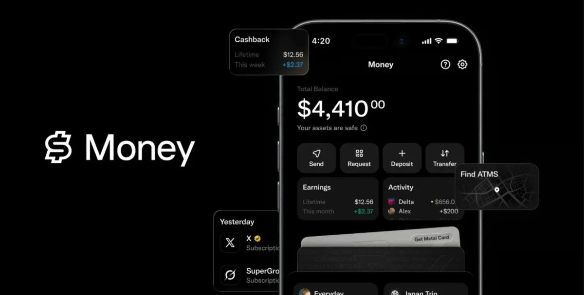 شروع بهکار اپلیکیشن مالی X Money در ایالات متحده