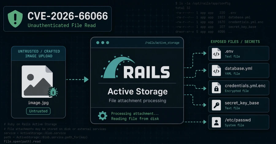 آسیب‌پذیری بحرانی Rails؛ حمله بدون احراز هویت به فایل‌های سرور