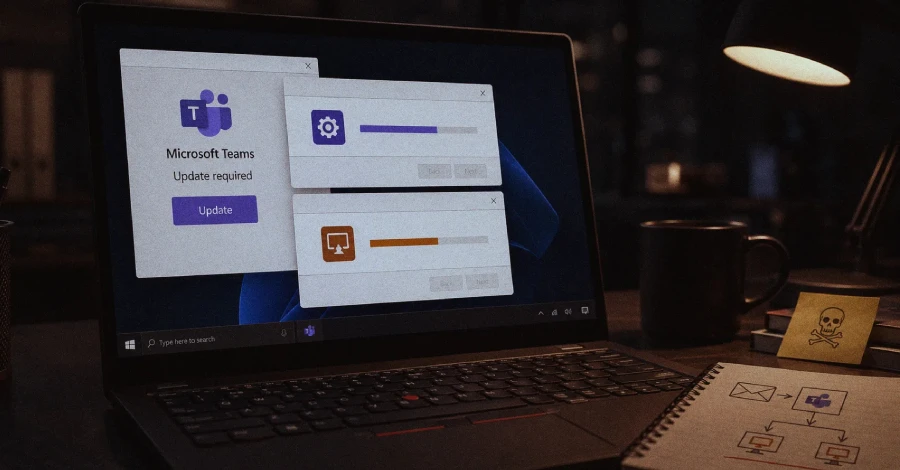 عملیات BlueDash: فیشینگ با به‌روزرسانی جعلی Microsoft Teams و نصب RMM قانونی