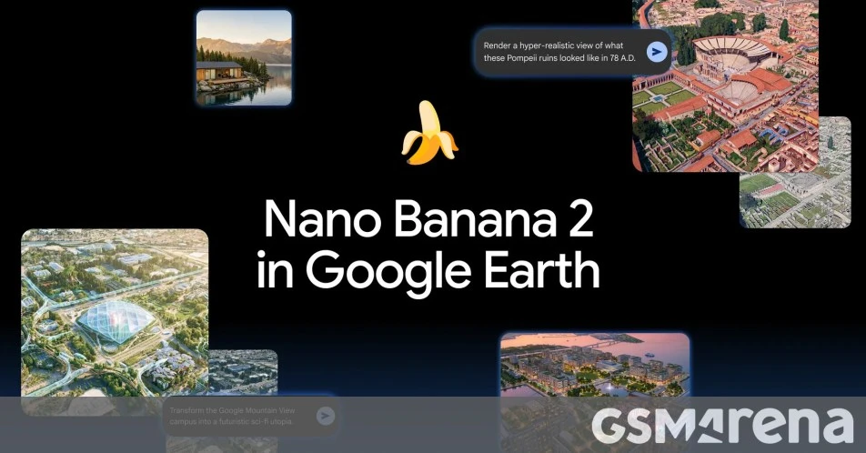 Nano Banana 2 به نسخه وب Google Earth اضافه شد