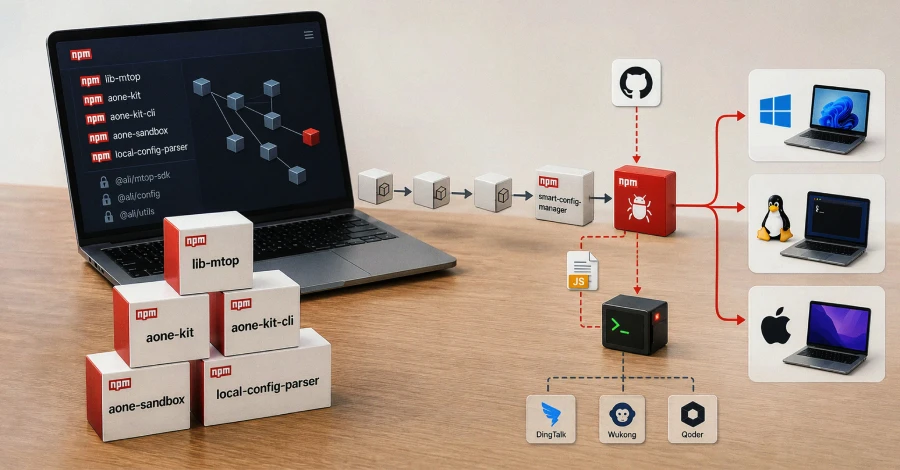 ۱۸ بسته مخرب npm ابزارهای توسعهٔ علیبابا را هدف قرار دادند