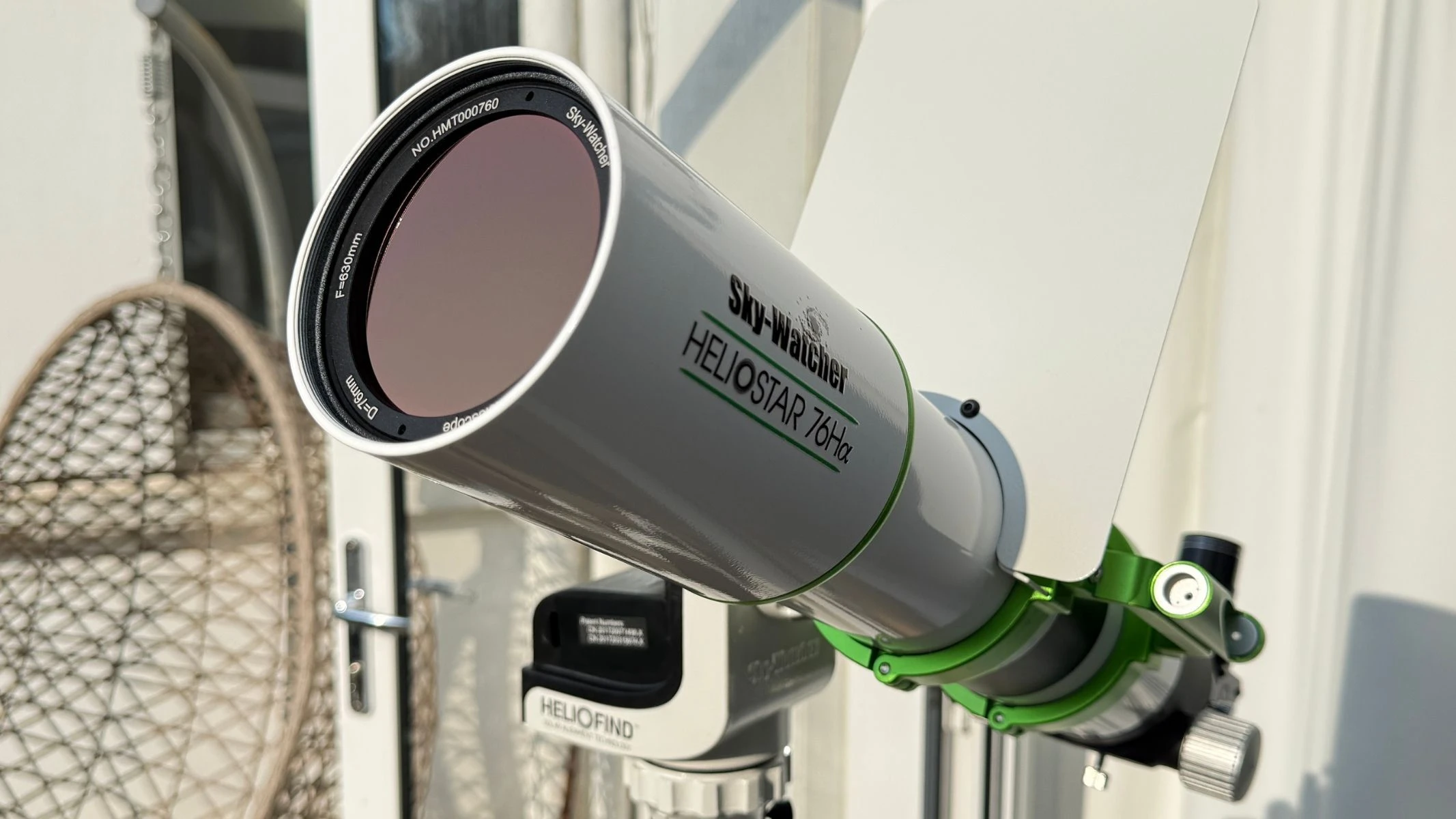 Heliostar 76mm: تلسکوپ Hα جمعوجور برای شروع رصد خورشید
