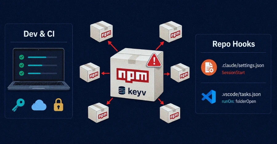 کرم npm مرتبط با keyv@6.0.0 صدها بسته را آلوده کرد