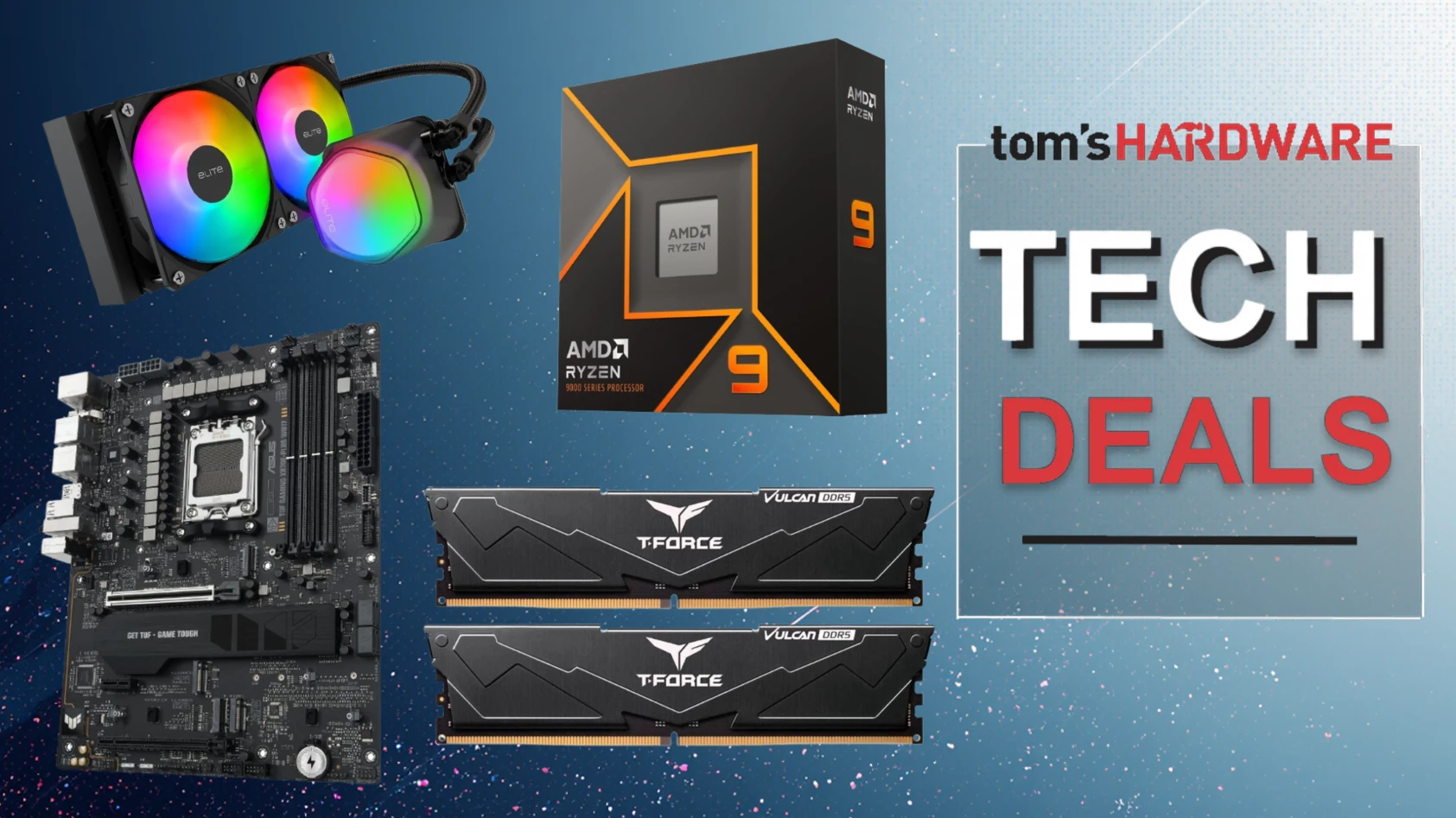 پکیج Newegg: Ryzen 9 9900X با رم DDR5 16 گیگابایتی و AIO 240mm تنها 658.99 دلار