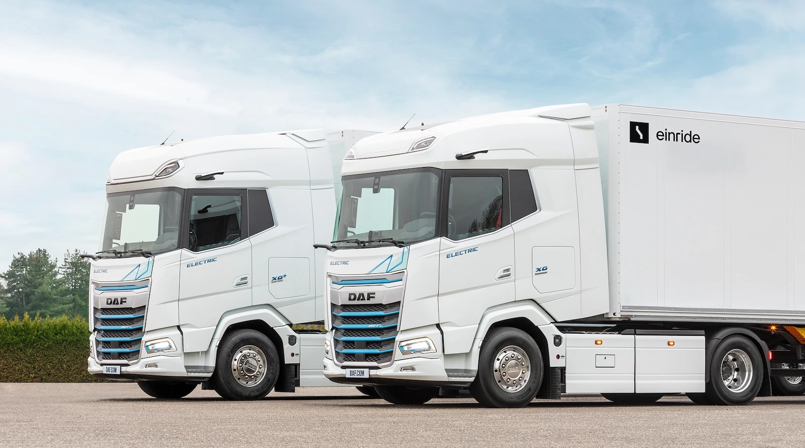 همکاری Einride و DAF برای تجاری‌سازی کامیون‌های باری خودران برقی