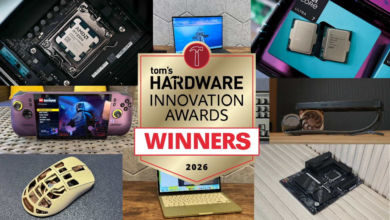 جوایز نوآوری Tom's Hardware 2026: سختافزارهایی که بازار را جلو بردند
