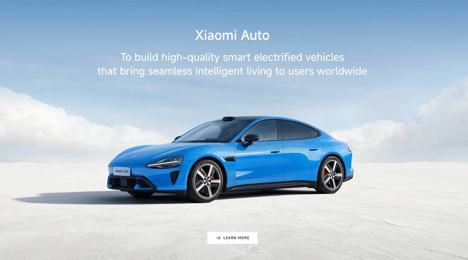 شیائومی اتو؛ وب‌سایت جهانی Xiaomi Auto راه‌اندازی شد