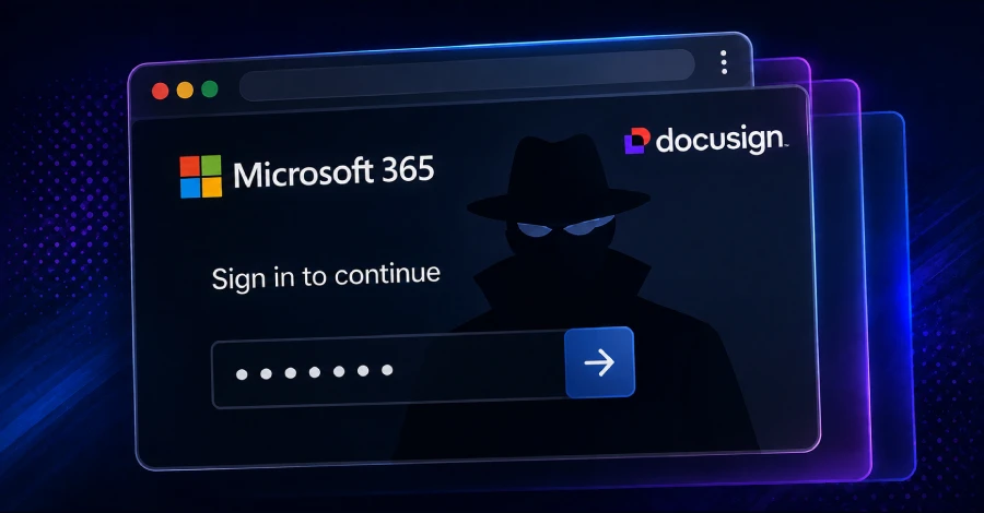 NovaCookies نشستهای Microsoft 365 را با اعلانهای واقعی DocuSign سرقت میکند