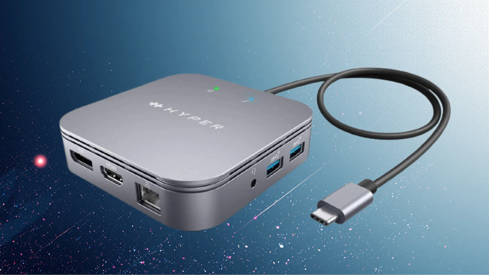 داک Thunderbolt 4 HyperDrive دو مانیتوره — فقط 24.29 دلار با کد WOOTDOCK