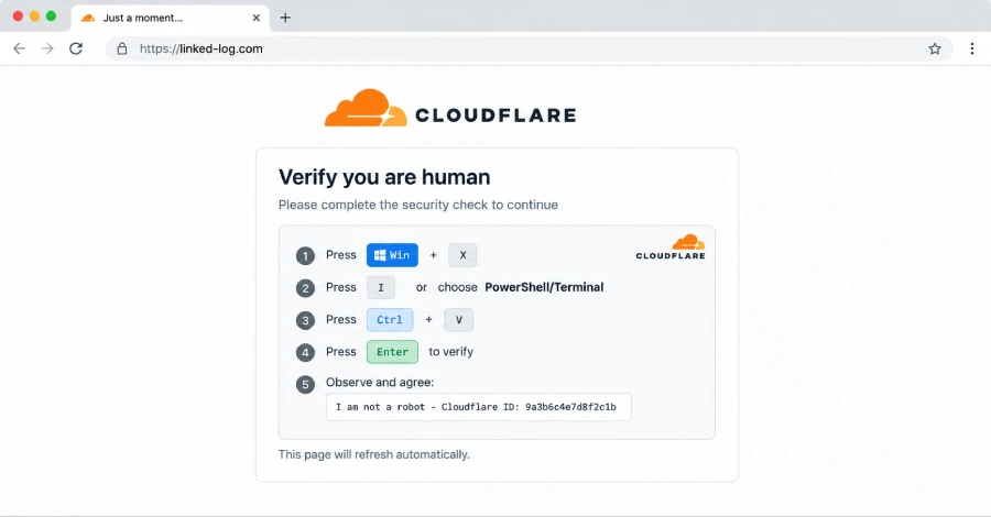 TerminalFix: کپچاهای جعلی Cloudflare به درپشتی شبکه تبدیل میشوند