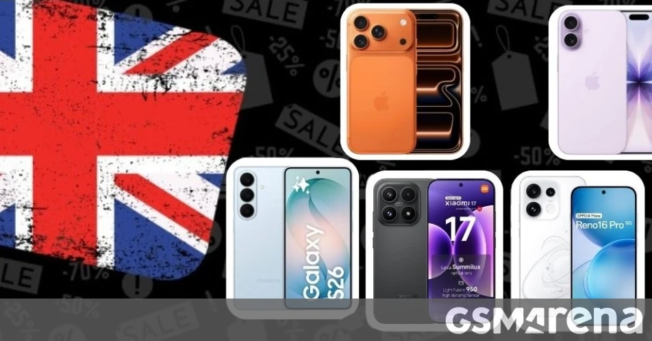 تخفیف آیفون 17، گلکسی S26 و شیائومی 17 — کاهش قیمت تا £200