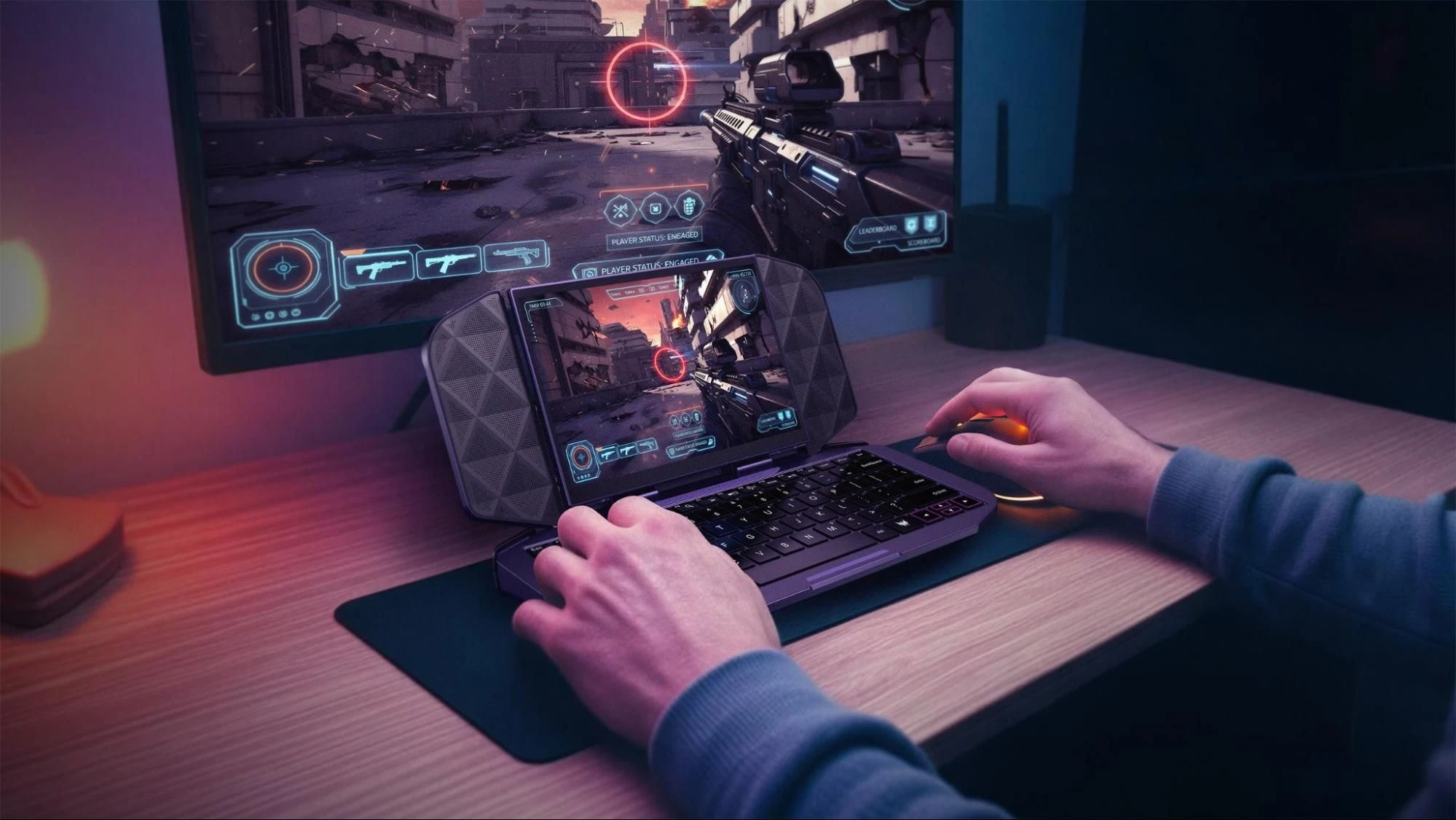 Project DualPlay Mini؛ کنسول دستی تاشو با فرم‌فکتور شبیه نت‌بوک