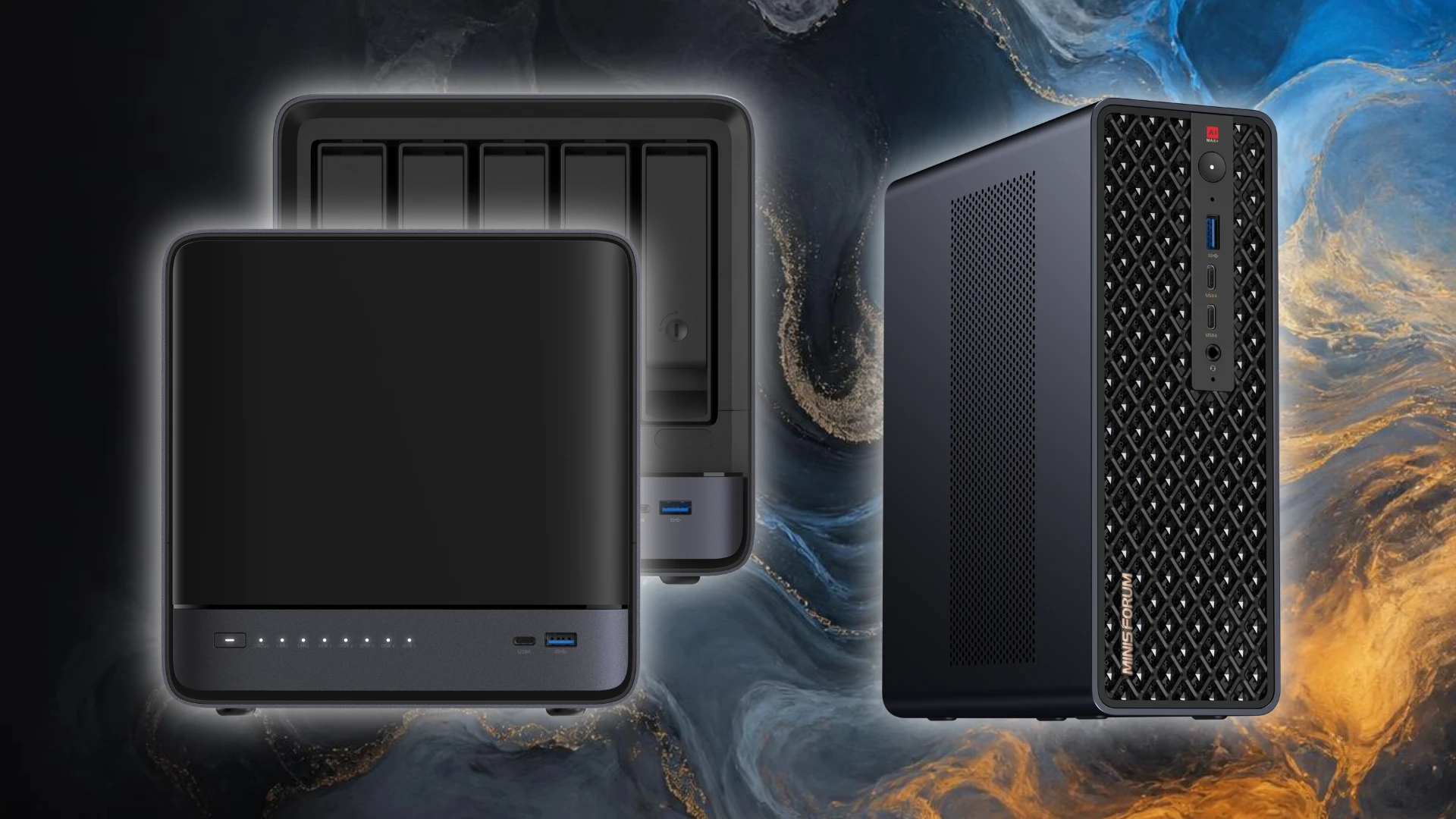 مینیسفروم از NAS و مینیورکاستیشن مجهز به Ryzen AI Max+ Pro 495 رونمایی کرد