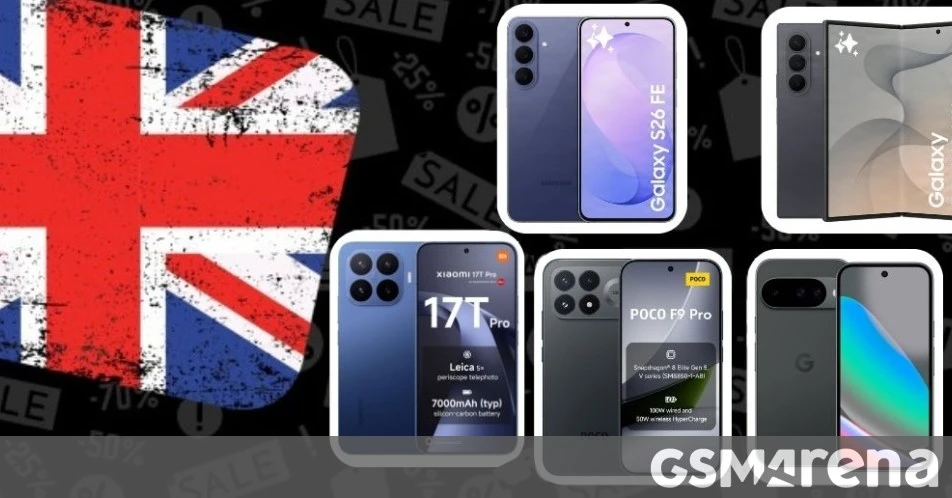 گلکسی S26 FE با تخفیف £50 در آمازون بریتانیا؛ تاشدنی‌های گلکسی Z تا £200 ارزان شدند