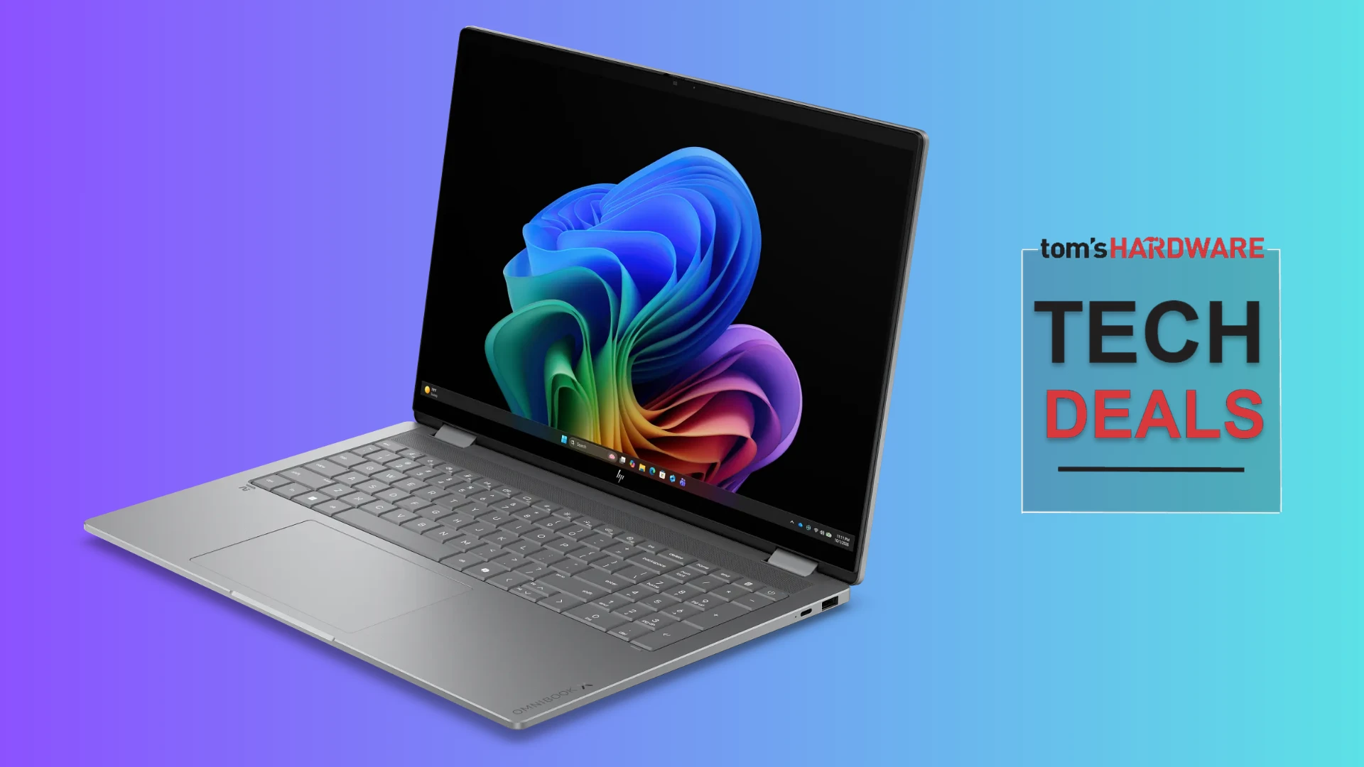 HP OmniBook X Flip 16 OLED با تخفیف 47٪ — فقط 699 دلار