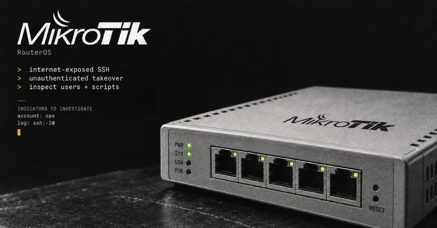 نفوذ به روترهای MikroTik از طریق SSH بدون احراز هویت — هشدار و راهکار فوری