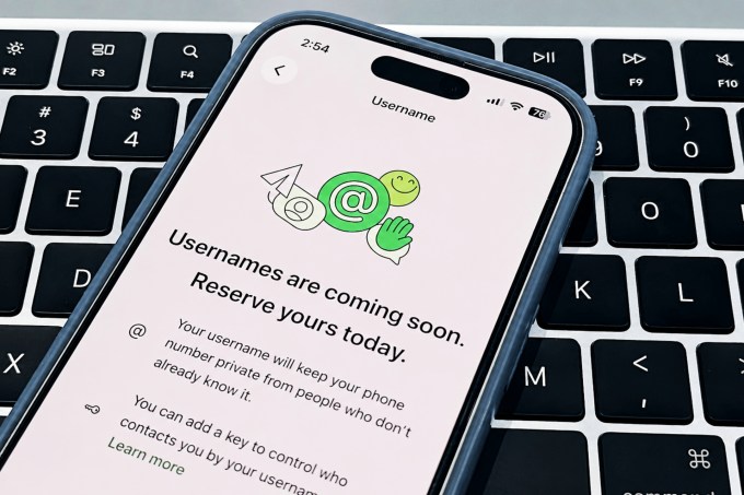 تنظیمات نامکاربری در واتساپ