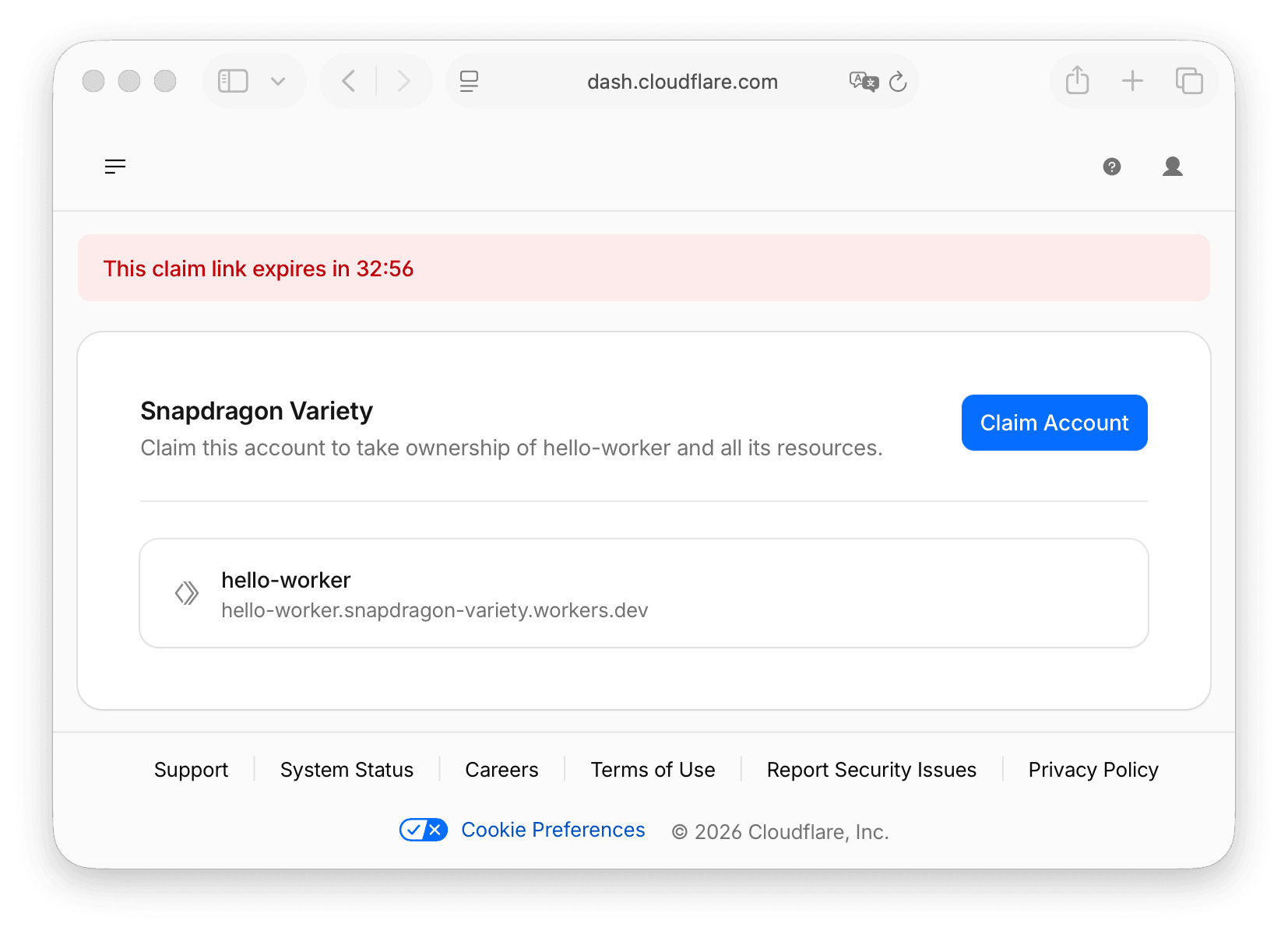 محدودیت‌های حساب موقتی Cloudflare