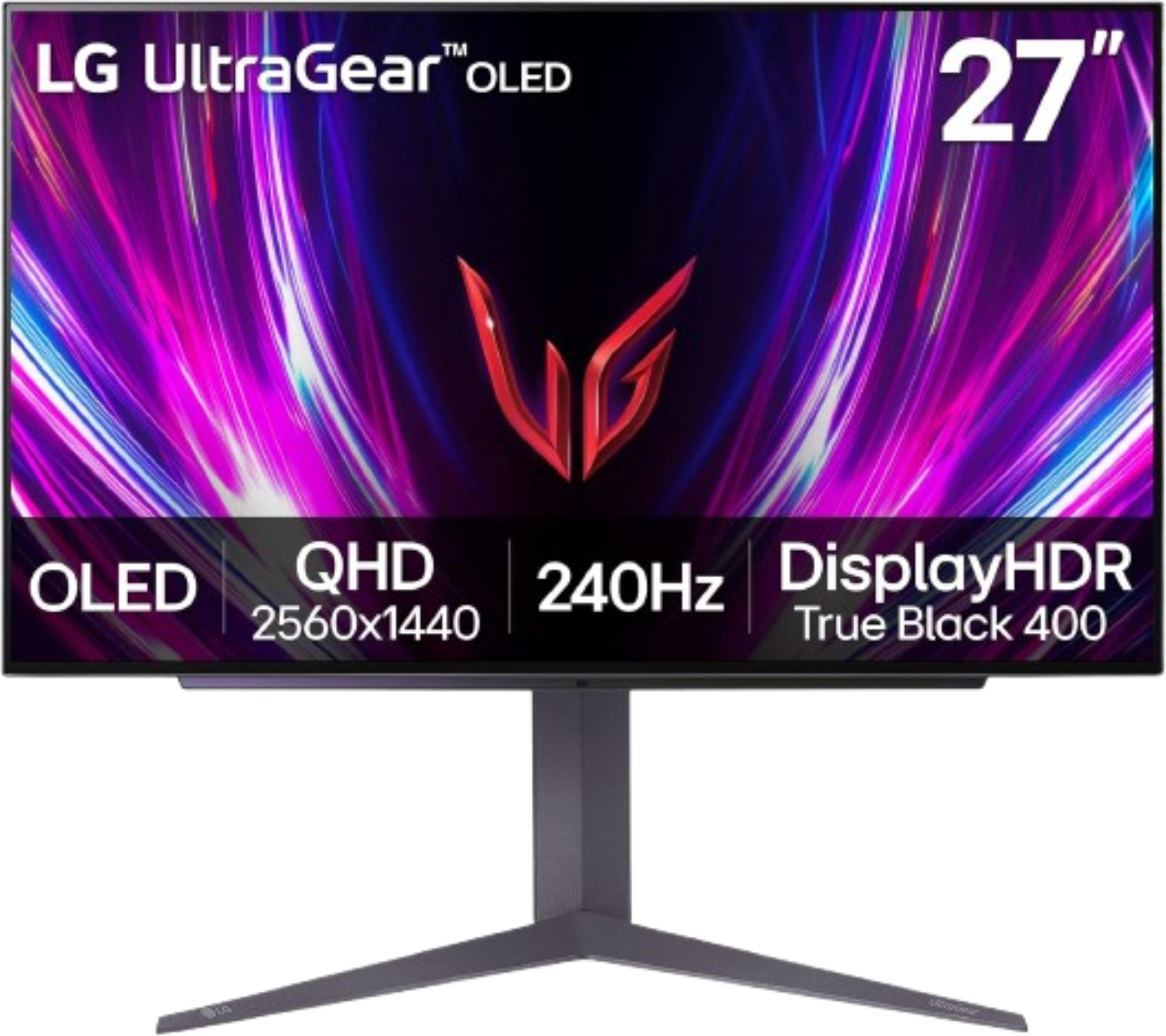پورت‌های اتصال مانیتور LG 27GS93QE شامل HDMI 2.1 و DisplayPort 2.3