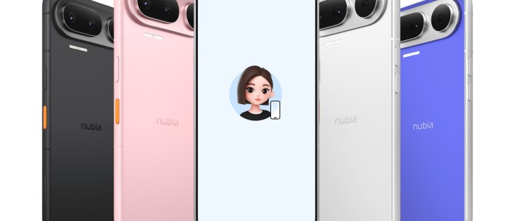 تصویر پس از nubia NaviX Ultra با نوار دوربین سه‌گانه