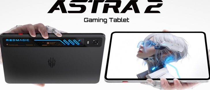 نمایش تبلت گیمینگ رد مجیک Astra 2 با طراحی مشکی و نقرهای