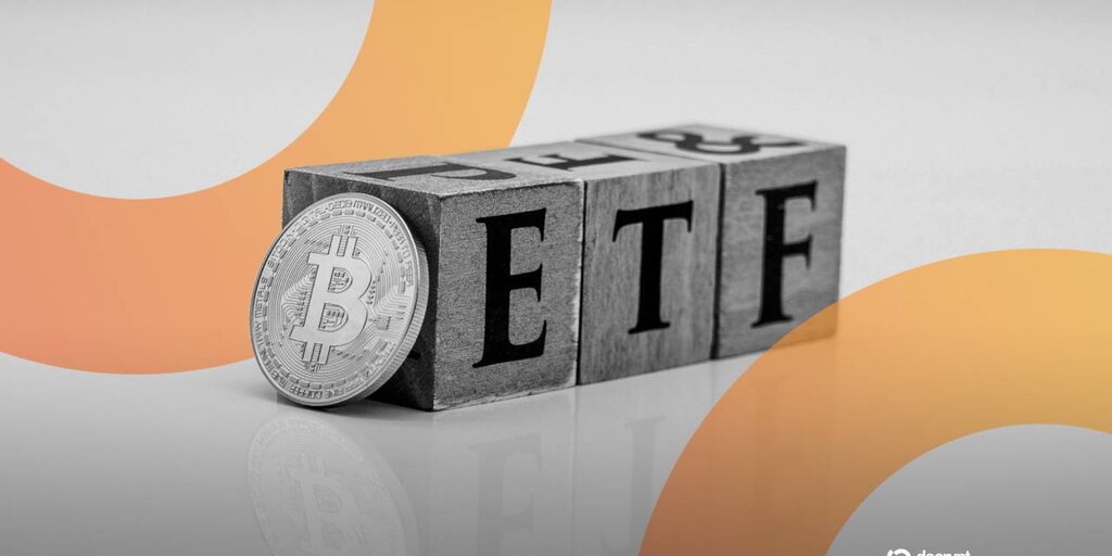 نمودار ورودی و خروجی ETF بیت‌کوین