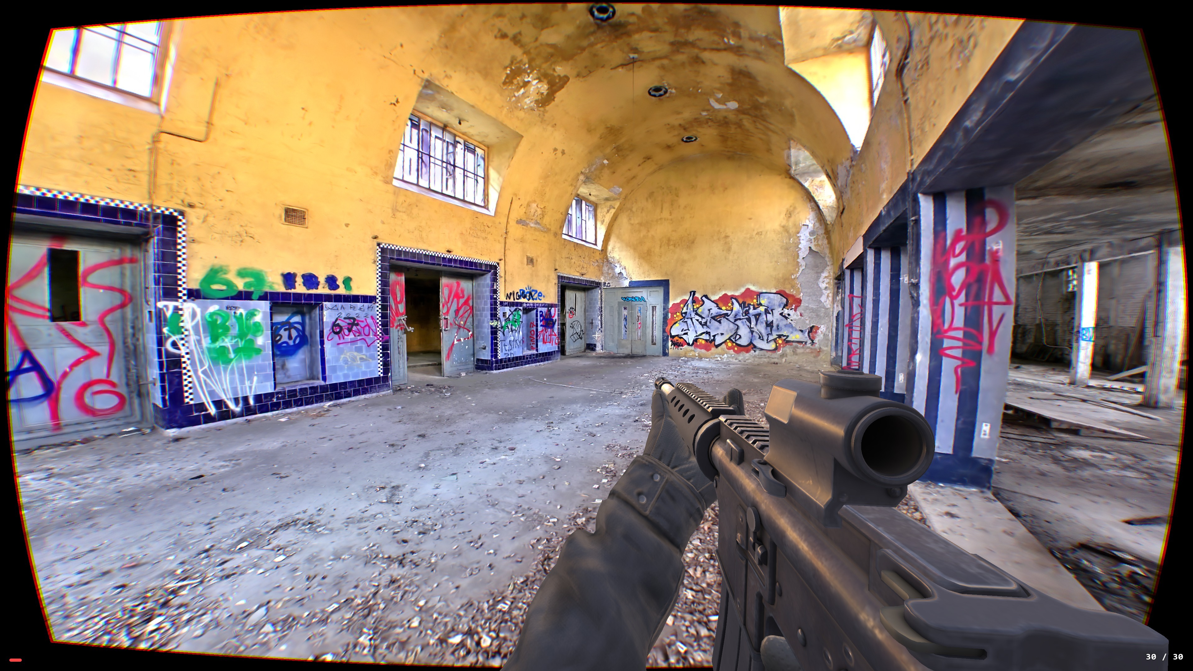 گرافیک بازی Backrooms 32X با موتور ری‌کستینگ