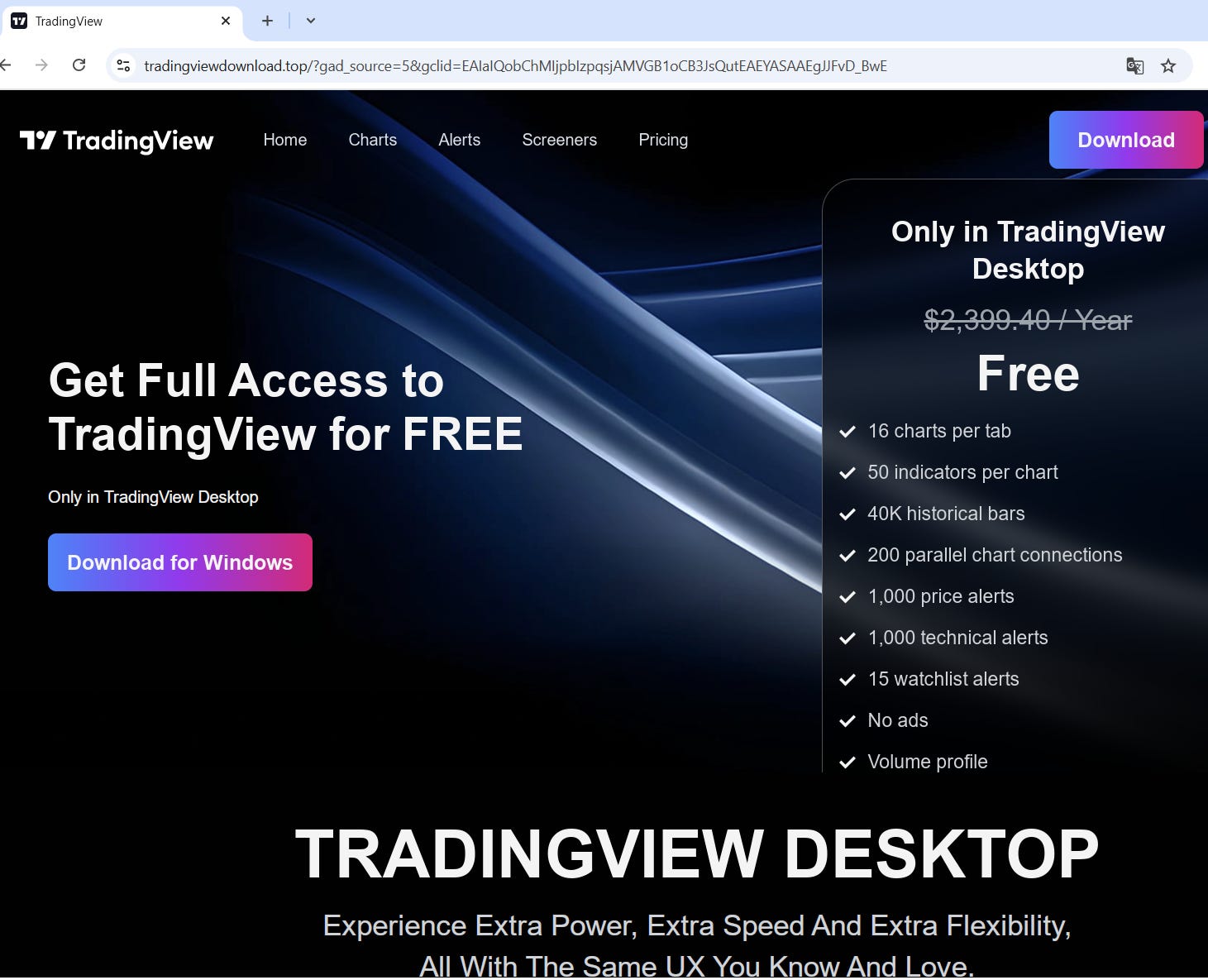 نمونه صفحه فرود جعل شده در کمپین SourTrade