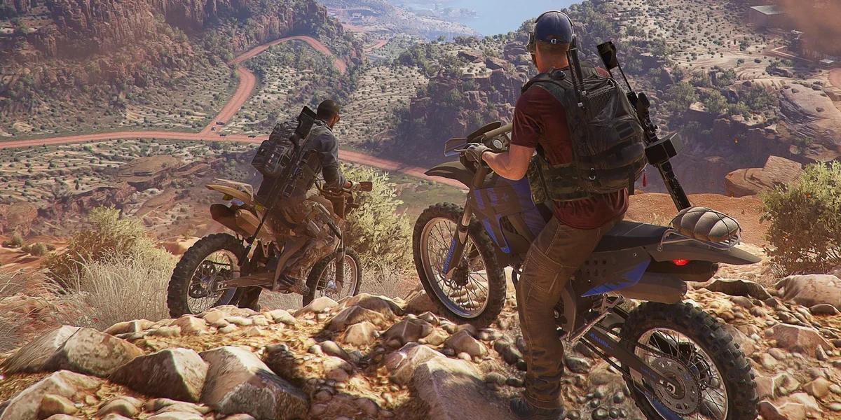 تصویر gameplay بازی گوست رکون وایلندز بر روی کنسول‌های نسل نهم با رزولوشن 4K