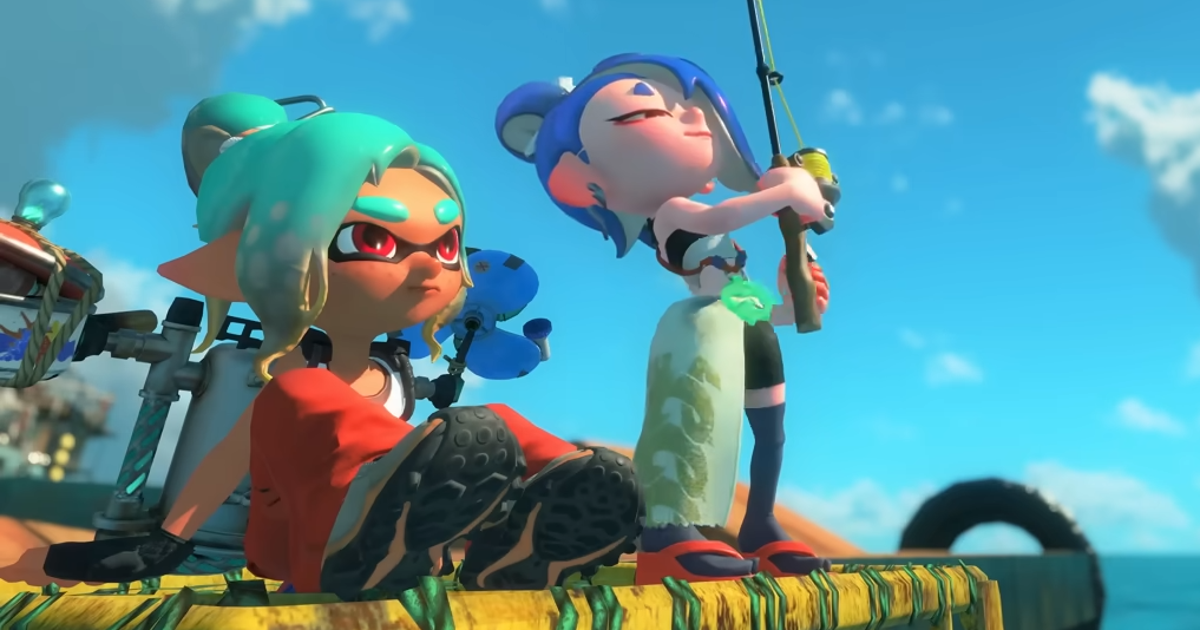 صحنه نبرد پرهیجان در بازی Splatoon Raiders
