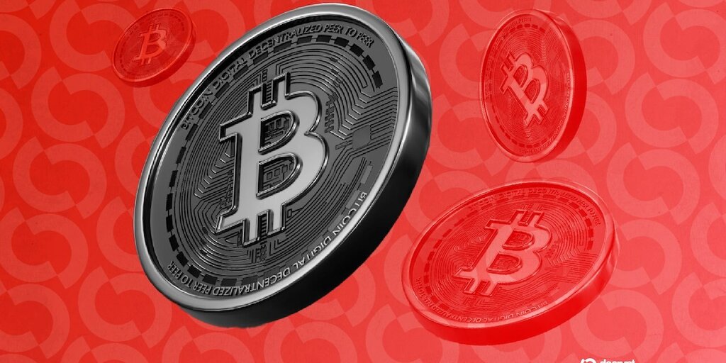 نمودار تحلیل تکنیکال بیت‌کوین و خطوط مقاومت موازی