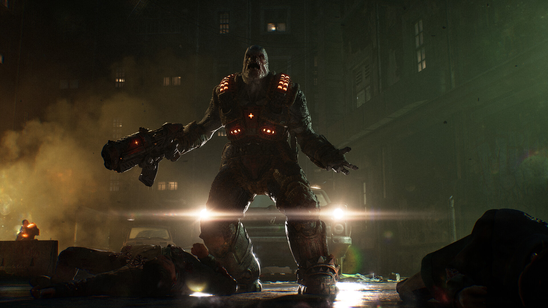 تصویری از صحنه‌ای سینماتیک Gears of War: E-Day