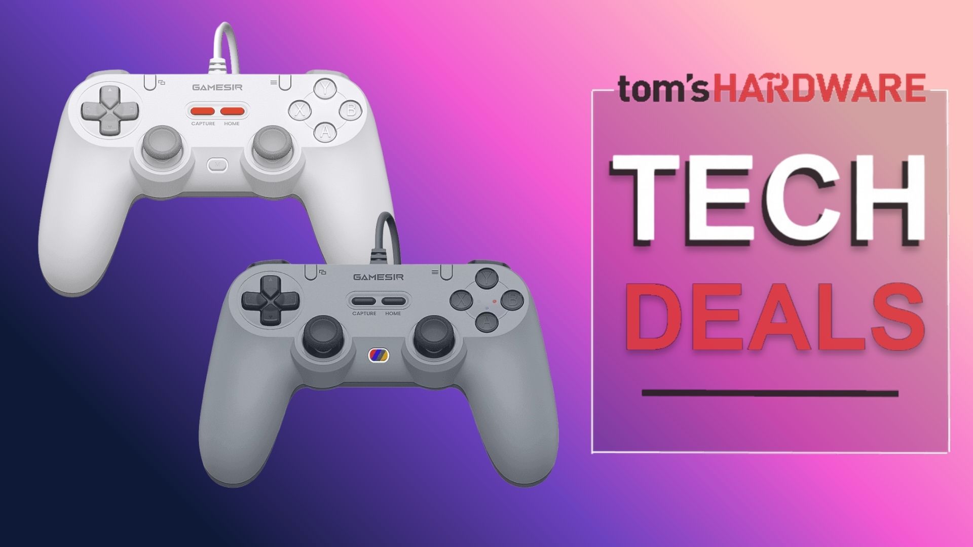GameSir Tegenaria Lite نمای جلویی کنترلر خاکستری