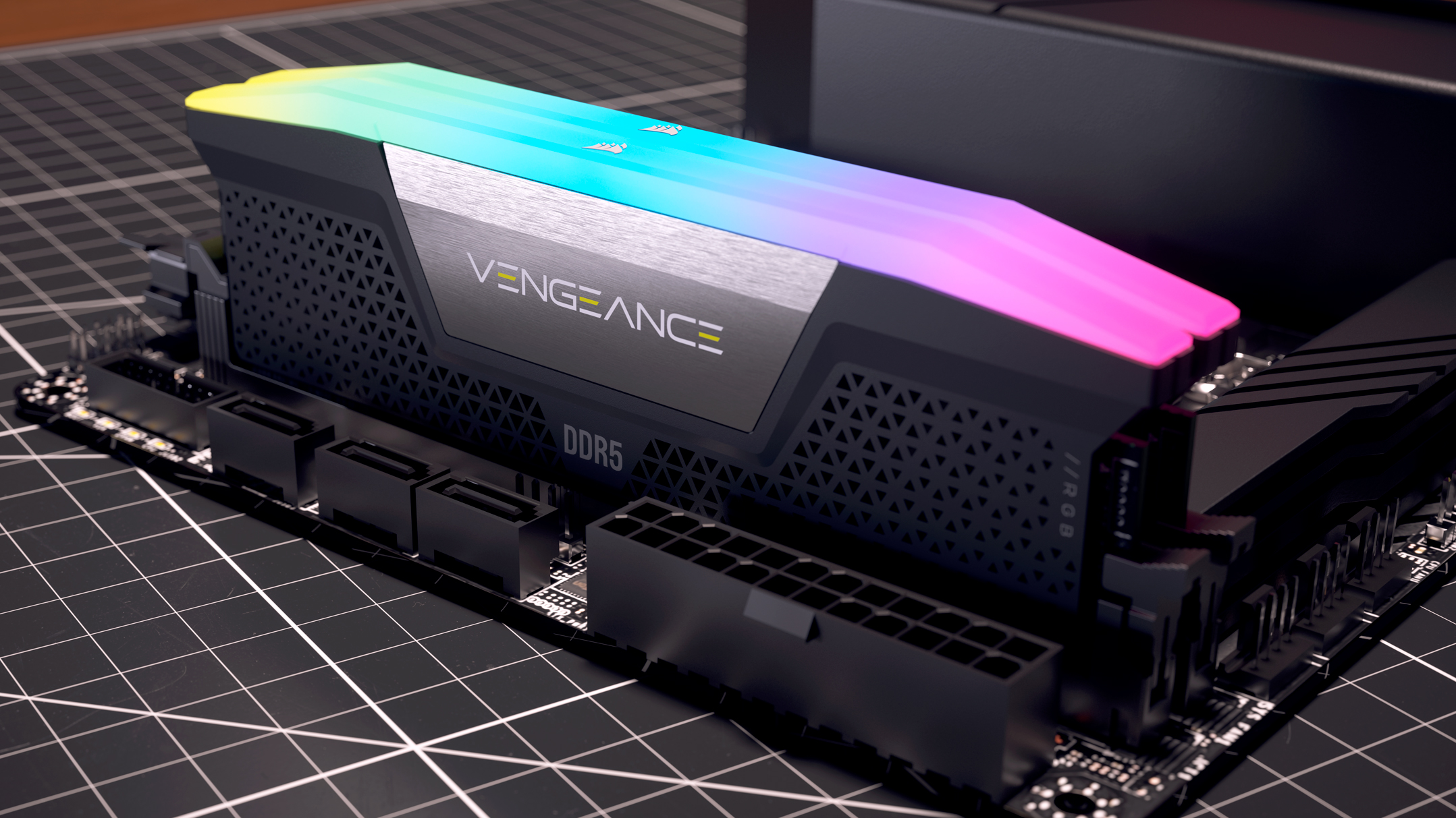 ماژول رم لکسار Thor RGB نمای نزدیک