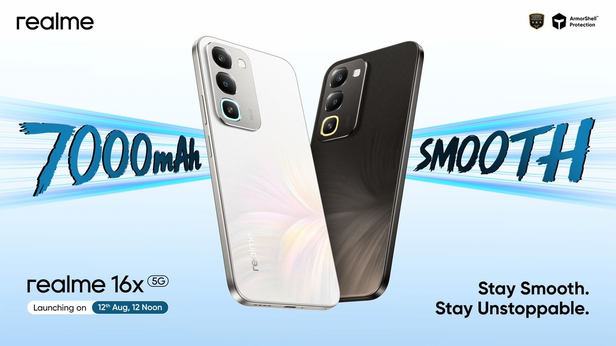 ماژول دوربین دوگانه Realme 16x با حلقه نور RGB