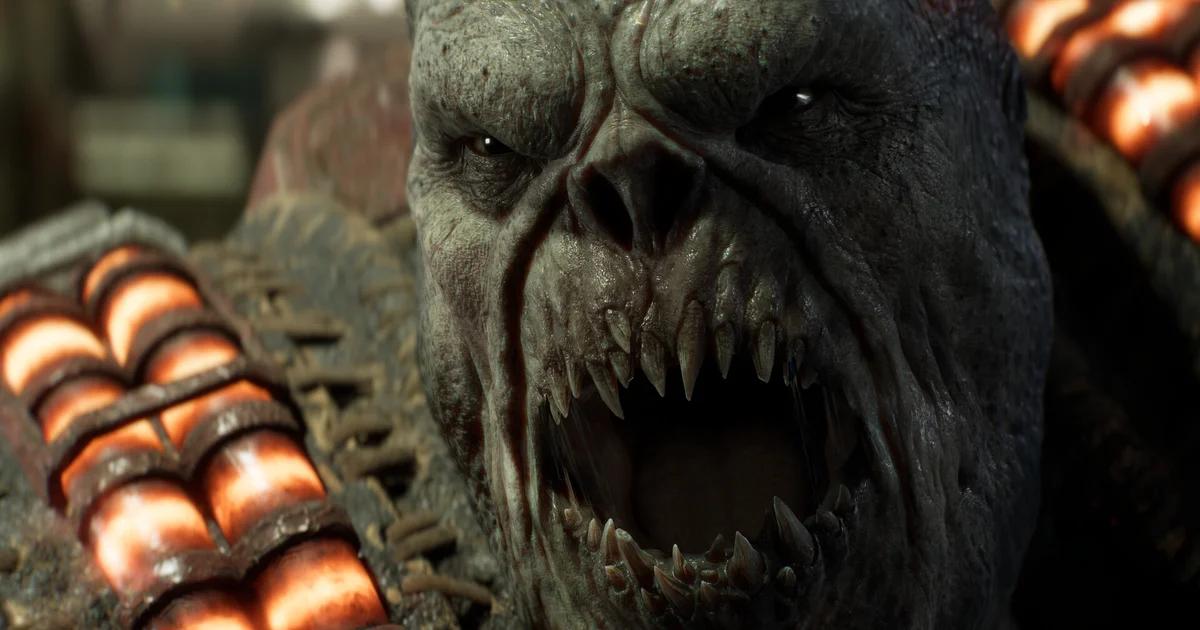 صحنه‌ای از گیم‌پلی Gears of War: E-Day در حالت Horde