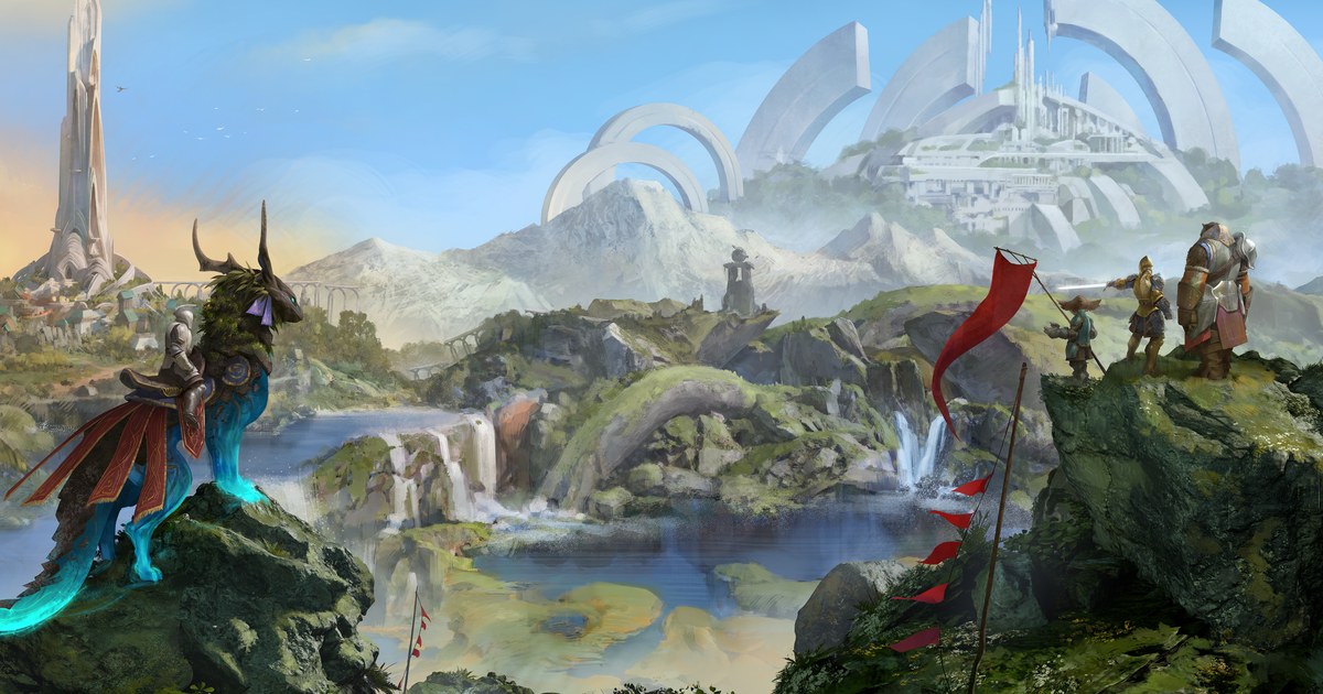 تصویر مفهومی نژادها در Guild Wars 3