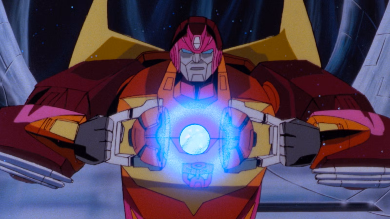 صحنه‌ای از بازسازی 4K Transformers: The Movie با اپتیموس پرایم