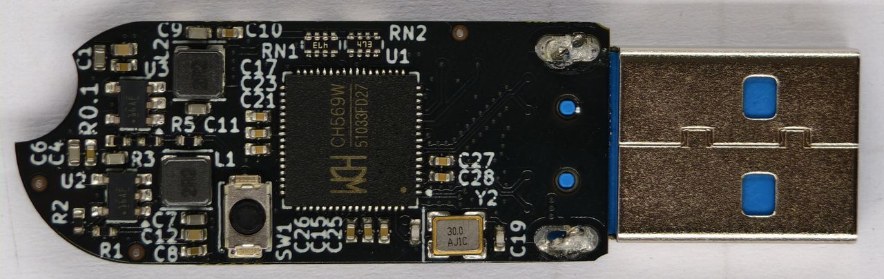 برد داخلی Phantom Drive و نقاط تست UART