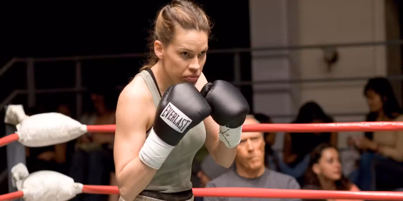 نمایی از فیلم Million Dollar Baby با حضور هیلیه سوئنک