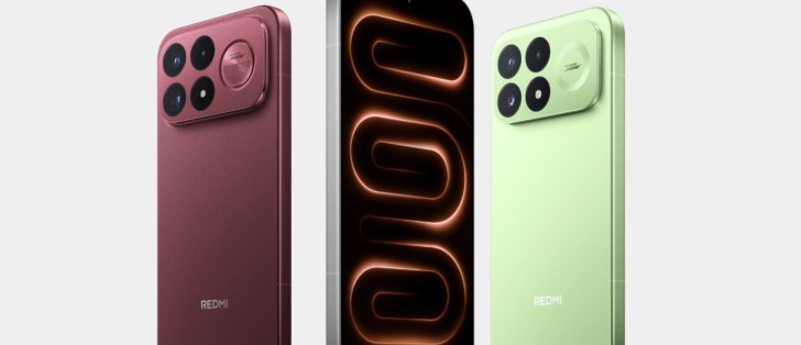 نمای رو به جلو Redmi K100 Pro و K100 Pro Max