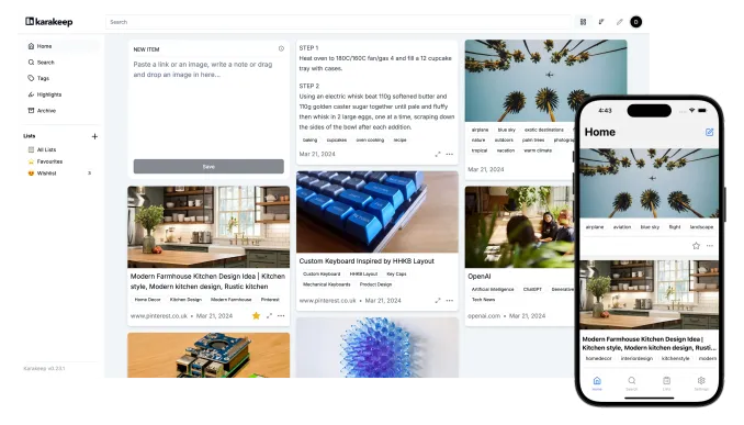 نمای Readwise Reader و هایلایت‌ها