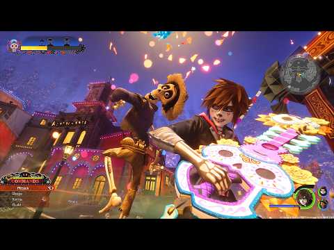 نمایی از Quadratum، شهر مرکزی Kingdom Hearts 4