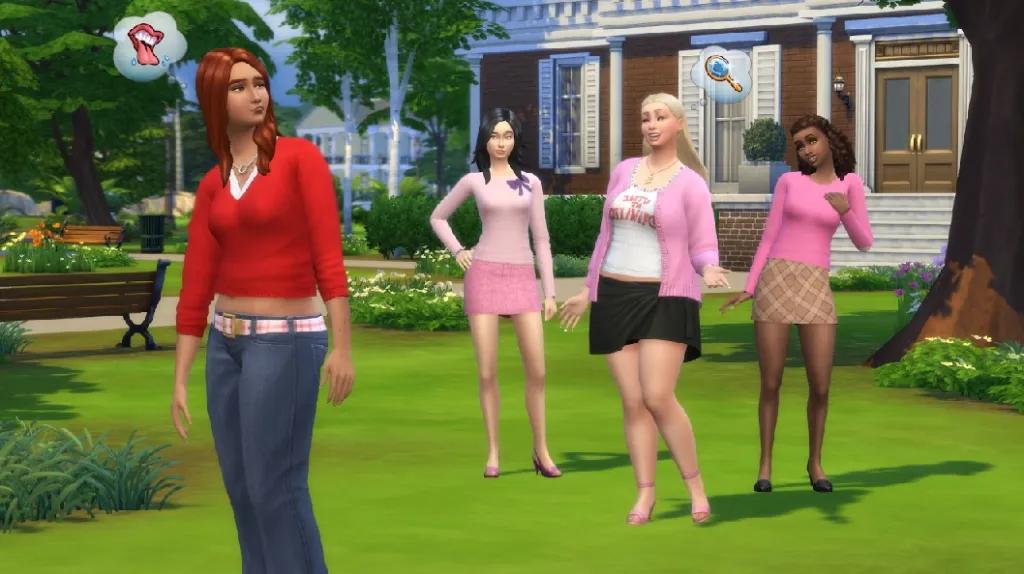 نمونه لباس‌های الهام‌گرفته از Mean Girls در The Sims 4