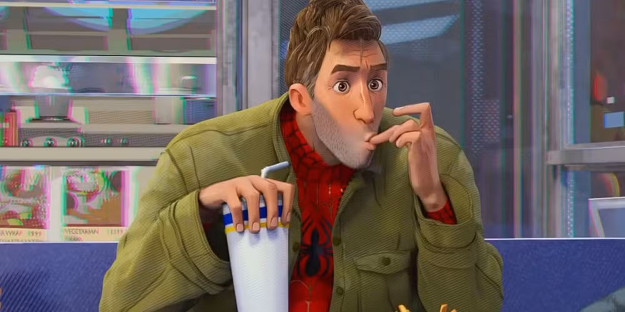 پوستر هنری فیلم Into the Spider-Verse